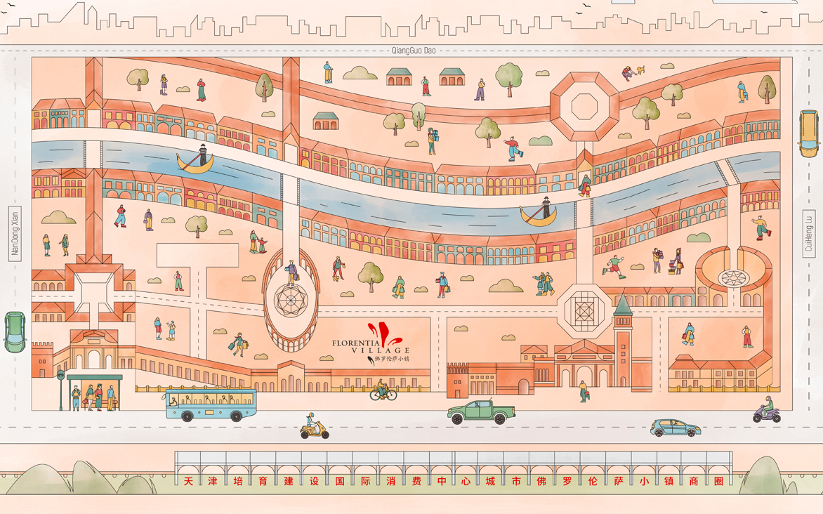 Wuqing Tourist Map project image 1